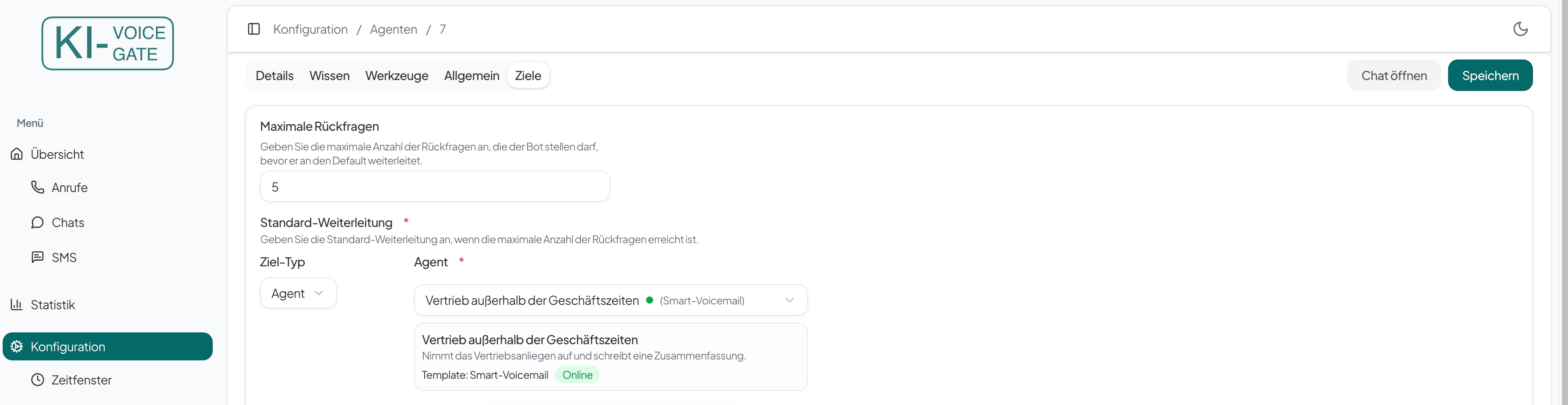 Operator Ziele außerhalb der Geschäftszeiten